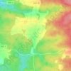 Kirchenbuch topographic map, elevation, terrain
