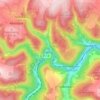 Zirkel topographic map, elevation, terrain