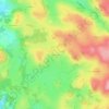 Recoules topographic map, elevation, terrain