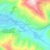 Bautista Saavedra B topographic map, elevation, terrain