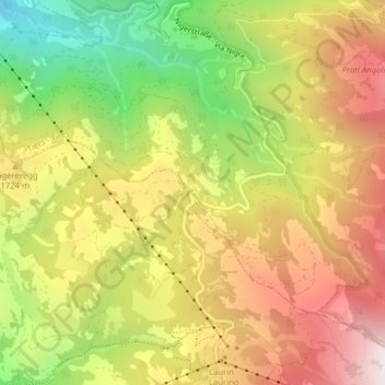 Nigerpass topographic map, elevation, terrain