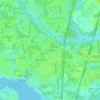 Northwood topographic map, elevation, terrain