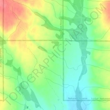 Armstrong Coulee topographic map, elevation, terrain