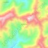 Llano Mateo topographic map, elevation, terrain