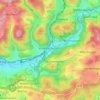 Höfen topographic map, elevation, terrain