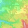 Dodge topographic map, elevation, terrain