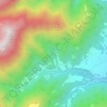 Lavèl topographic map, elevation, terrain