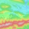 Les Rousseou topographic map, elevation, terrain