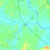 Chian topographic map, elevation, terrain