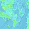 Michotte topographic map, elevation, terrain