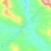 Kalamina Gorge topographic map, elevation, terrain