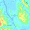 Calaguise topographic map, elevation, terrain