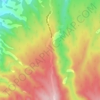 Le Fevre Overlook topographic map, elevation, terrain