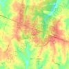 Powhatan topographic map, elevation, terrain