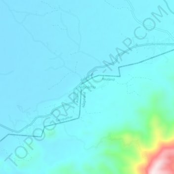 Nihokhu topographic map, elevation, terrain