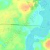 Jaci Paraná topographic map, elevation, terrain