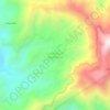 Colombia de Guadalupe topographic map, elevation, terrain