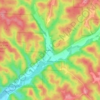 Boylers Mill topographic map, elevation, terrain
