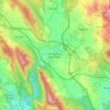 São Martinho do Campo topographic map, elevation, terrain