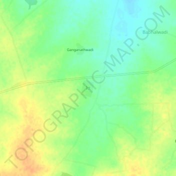 Itt topographic map, elevation, terrain