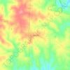 Ayersville topographic map, elevation, terrain