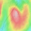 Blea Moor topographic map, elevation, terrain