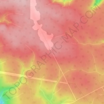 Saint-Edmond-de-Pabos topographic map, elevation, terrain