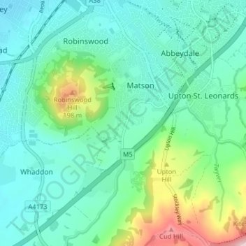 Sneedhams Green topographic map, elevation, terrain