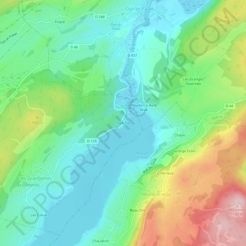 Port Titi topographic map, elevation, terrain
