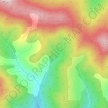 Dankova topographic map, elevation, terrain