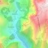Serrado topographic map, elevation, terrain