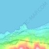 Santa Lucia topographic map, elevation, terrain