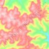 El Carmen topographic map, elevation, terrain