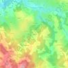 Fargetas topographic map, elevation, terrain