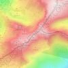 Calvitero topographic map, elevation, terrain
