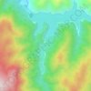 Laguna Amargo topographic map, elevation, terrain