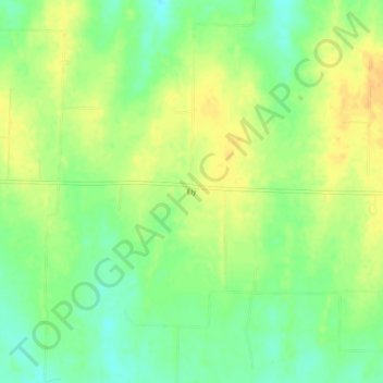 Ely topographic map, elevation, terrain
