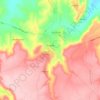Kozaklı topographic map, elevation, terrain