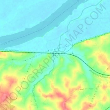 Boles topographic map, elevation, terrain