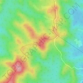 Ochabrachochao topographic map, elevation, terrain