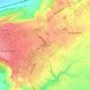 Lyneham topographic map, elevation, terrain