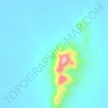 Jabal al Hamri topographic map, elevation, terrain