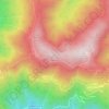 Carnizza topographic map, elevation, terrain