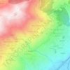 Mezgoug topographic map, elevation, terrain