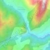 Kapuzbashi Waterfalls topographic map, elevation, terrain