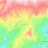Cañaribamba topographic map, elevation, terrain