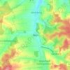 Penk topographic map, elevation, terrain
