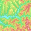 Big Springs topographic map, elevation, terrain
