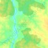 Nadigaon topographic map, elevation, terrain