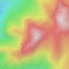 Buttu Setang topographic map, elevation, terrain